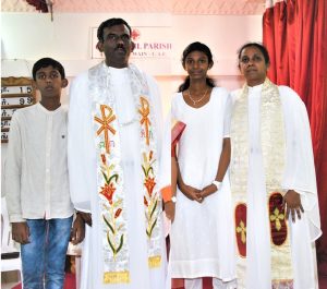 Rev.Jebavsagan B.Sc B.D.Mth from Thoothukudi Nazareth Diocese, June 2016 - May 2019